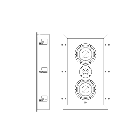 Lyngdorf D-60 technical drawing visual