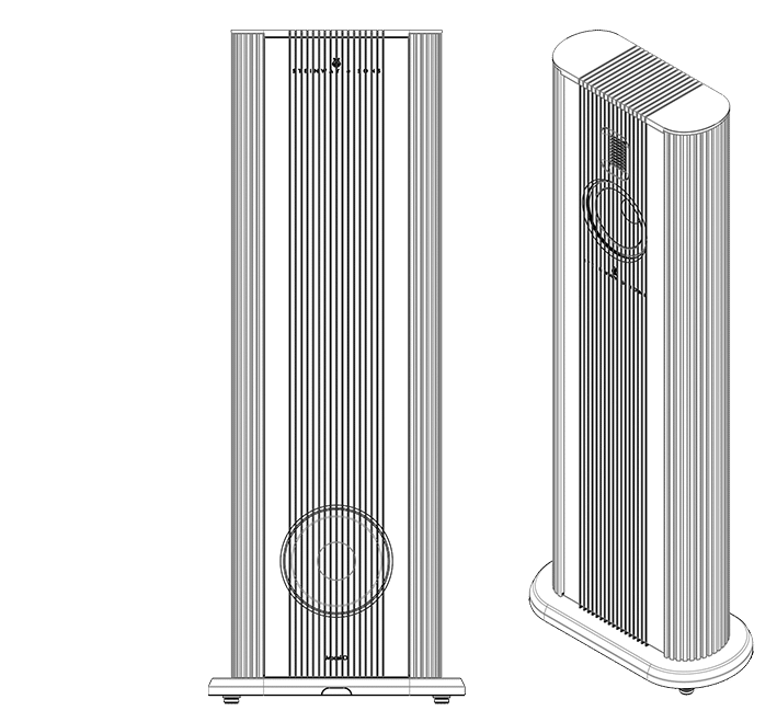 Model O Technical Drawing